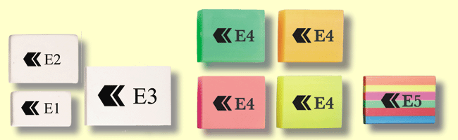 erasers, printed rubbers, promotional erasers